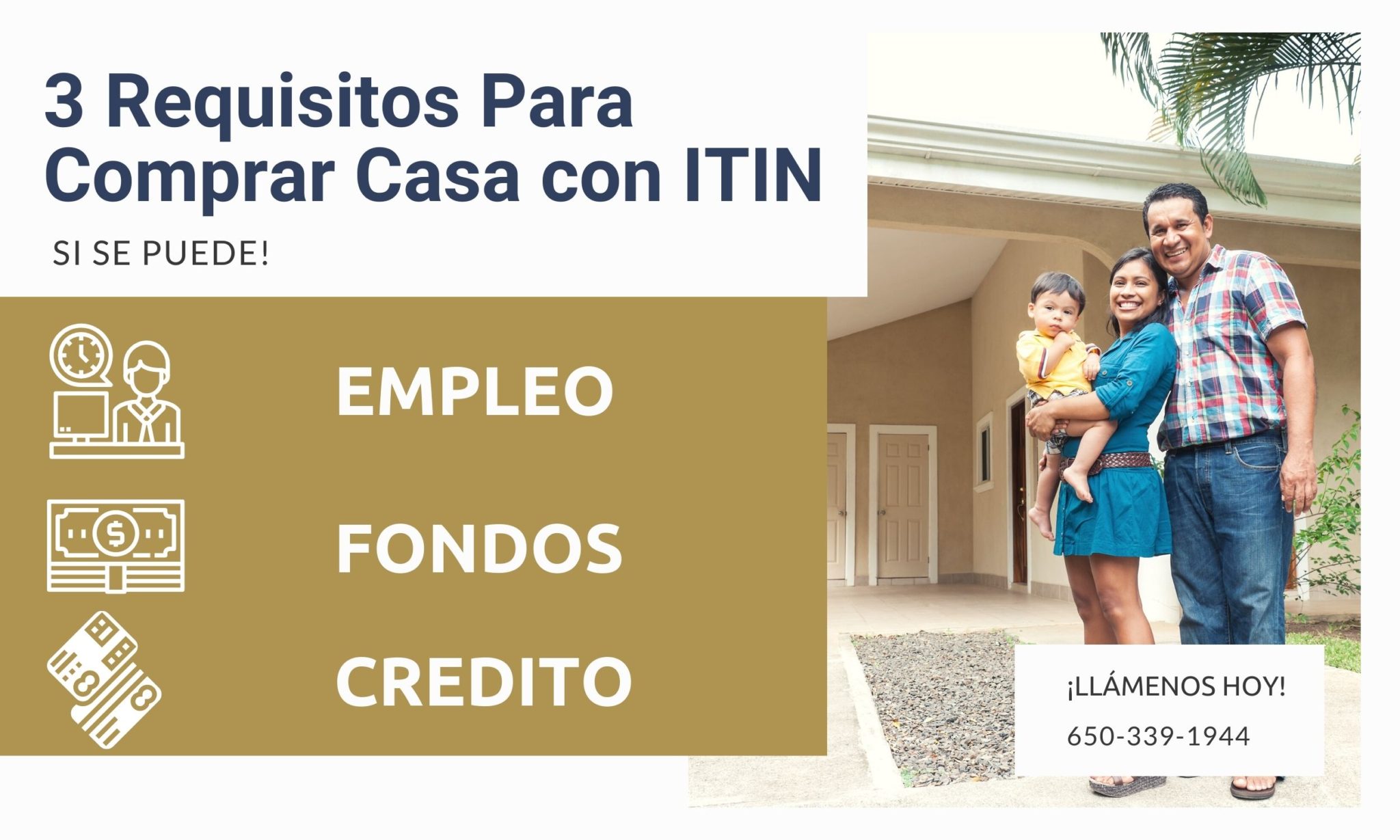 Comprar Casa con ITIN en California 3 Requisitos (Si Se Puede!)